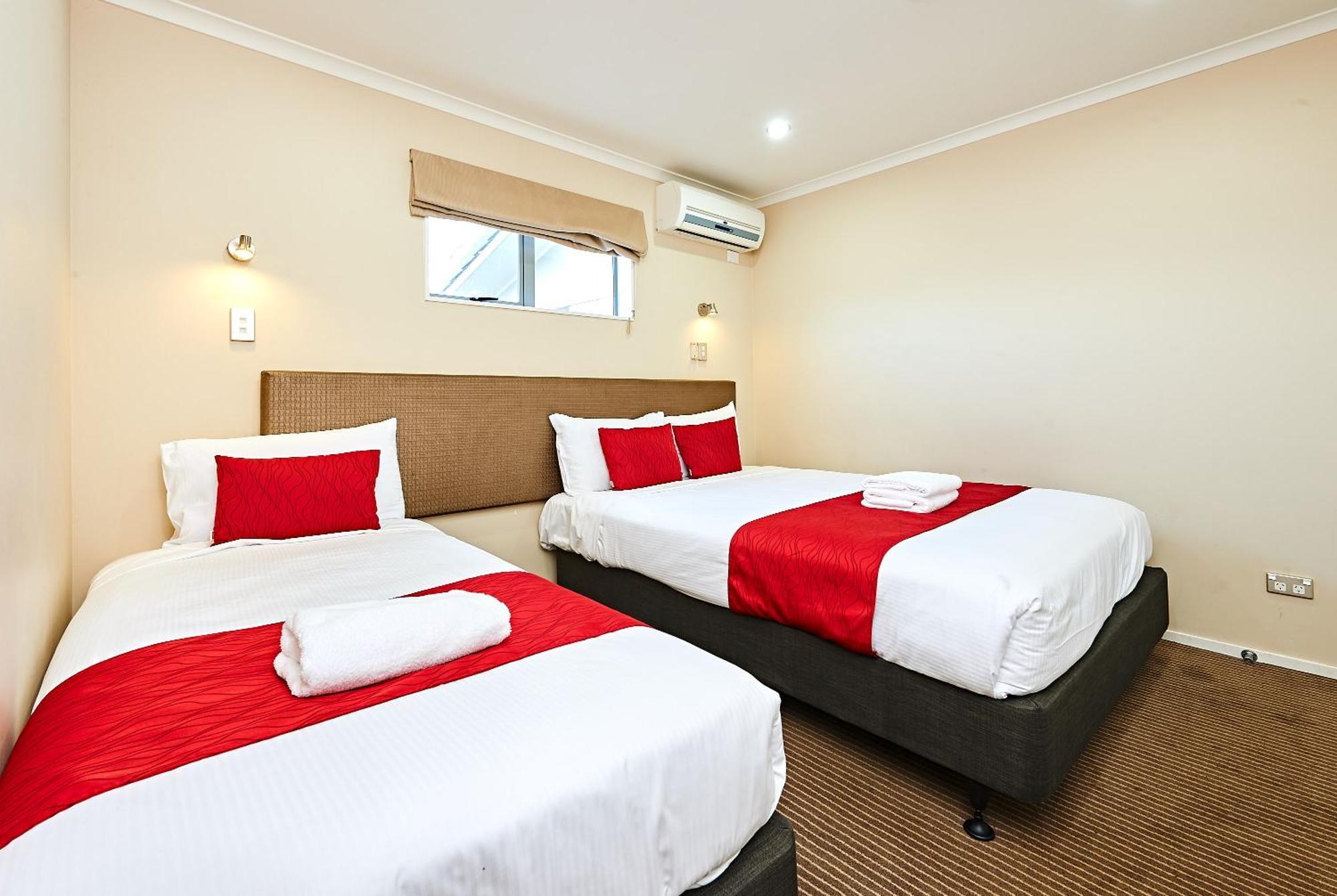 Apartment mit 2 Schlafzimmern, 1 Einzelbett und 1 Queensize-Bett